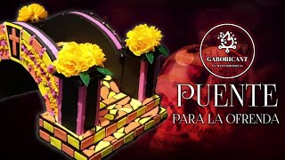 PUENTE FLORAL PARA LA OFRENDA  / Manualidades Para Día De Muertos