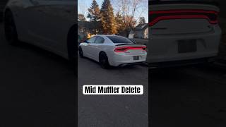 Dodge Charger Mid Muffler Delete Go Crazy #trending #dodgechargerrt #mopar #hellcat #coldstart