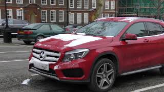 Mercedes GLA in Snow