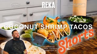 The BEST Summer Coconut Shrimp Tacos! #shorts