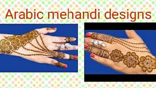 Beautiful Arabic Mehandi Designs / Mehandi designs for hands / Arabic mehandi deaigns