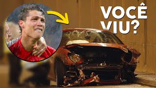 O dia em que Cristiano Ronaldo destruiu a sua Ferrari - Acidente de Cristiano Ronaldo - Ep. #49