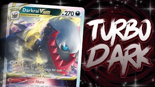 Turn one KO, Turn two 300 Damage with Turbo Darkrai VSTAR!