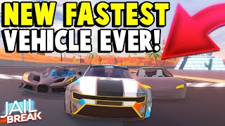 The Brand New Limited NASCAR Is The New Fastest Vehicle EVER!!? | Roblox Jailbreak Speed Test