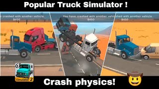 🚚 Truck Crash Comparison | Grand Truck Simulator 2 | Truck Crash physics | Android Games