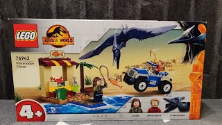 LEGO 76943  Jurassic World - Pteranodon-Jagd  - LEGO Speed Build  + Overview