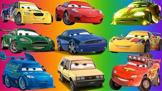 Looking For Disney Cars Lightning McQueen, Wrong Head Disney Cars, Meter, Brick Yardley, Snot Rod