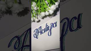 Beautiful name writing #shorts #youtube #viralvideo #calligraphy #penname #art #song #punjabi #like