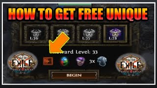 NEW! 4 X Unique items Recipe for Free! [Path of Exile] x [POE]