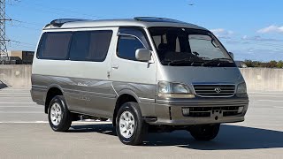 1997 Toyota HiAce Super Custom Limited 1KZ-TE turbo-diesel walk-around stock # 138