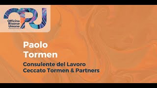 Paolo Tormen - Certificazioni aziendali e benessere