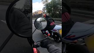 dangerous motorbike overtaking