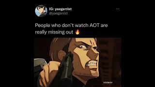 People Who Don't Watch AOT are really missing out🔥|| Anime Shorts 🔥|| Attack on Titan