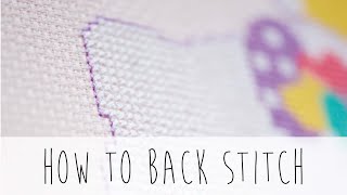 HOW TO BACKSTITCH • VERVACO