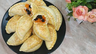 Очень вкусный самса с тыквой и изюмом.Ковок ва магизли пирогли сомса.