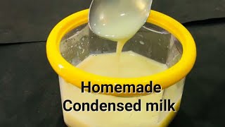 Homemade Condensed Milk - how to make condensed milk at home.