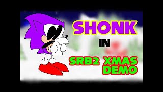 SRB2 2.11 Xmas Demo mod playthrough as SHONK (sonic recolor joke mod i made)