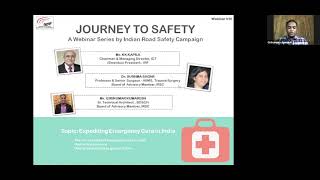 Journey To Safety-VIII | Expediting Emergency care by Dr. Sushma Sagar & Mr. Kiran Kumar Kapila