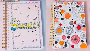 Beautiful notebook decoration ideas 💡/ Front Page Decoration / Book Cover Design