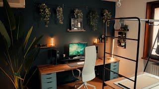 My Cozy Dark Aesthetic Workspace Tour: Stylish & Functional Design