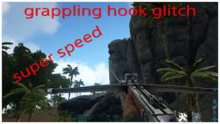 Insane Ark glitch grappling hook speed (ps4 xbox pc) official ark survival evolved 2020