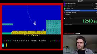 Jet Set Willy (ZX Spectrum) - Warpless% speedrun in 25:38 (former WR)