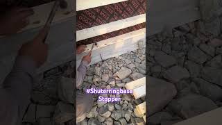 how to fix base stopper for shuttering#civilengineering#construction