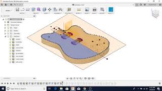 Fusion 360 Guitar Body