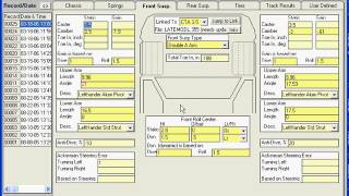 Circle Track Log Book - Link Vehicle Program