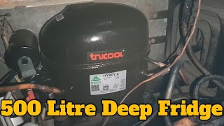 Voltas 500 litre Deep Fridge Repair || Deep Fridge Gas Charge || Technical Hulchal