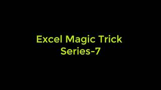 Series-7 Excel Magic Trick Short Video || Merge Two Cells in Excel