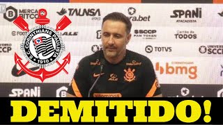 BOMBA EXPLODE! VITOR PEREIRA VAI SAIR DO CORINTHIANS - NOTÍCIAS DO TIMÃO