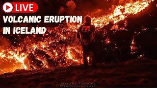 🌎 LIVE: New Volcanic Eruption in Iceland - Day Two Update And LIVESTREAM