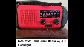 BandS Emergency Flashlight Radio Power Supply Users Manual