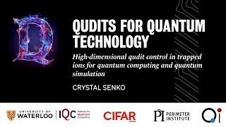 C Senko -High-dimensional qudit control in trapped ions for quantum computing and quantum simulation