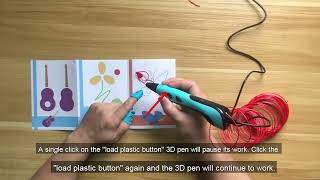 Third-Generation PLA 3D Pen Display Video