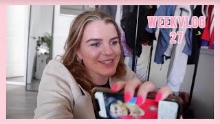 🌸 ZARA PAKKETJE & DISCUSSIE OVER VOETBAL || WEEKVLOG 27 || Sanne van Dijk