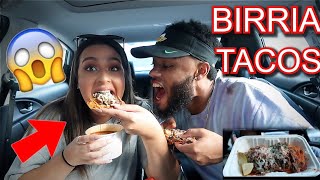 TRYING WET BIRRIA TACOS Y CONSUME FOR THE FIRST TIME W/ CHRISTMAS PAPI | MUKBANG