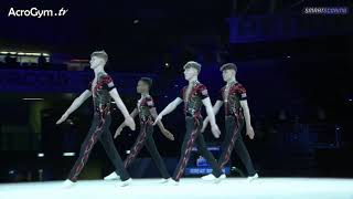 GBR Junior Men's Group Balance Final - Acrobatic European Championships 2021