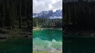 유럽 알프스산맥 자전거 횡단여행_이탈리아 카레짜호수 풍경(Lago di Carezza Landscape)-8