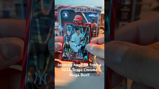 Huge Hit from a 2024 Topps Chrome Mega Box! Value? @ToppsStudios @yankees @MLB #topps #yankees