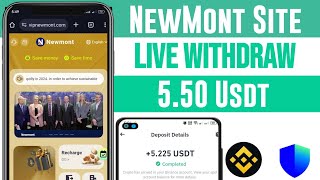 "Newmont Mall" USDT Earning Site 2024| Usdt Shopping Site Today | Today New Usdt Shopping Mall 2024