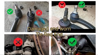 Tie rod end old vs new (Cara tukar tie rod end)