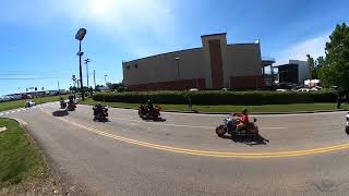 ‎@TravelingTall  Run to the Hills 4 Saturday morning. ...@GoPro  360 Max view ..... count the bikes