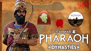 Asyryjskie podboje Noyanusa Wielkiego! | Total War: Pharaoh Dynasties | Stream🔴#1