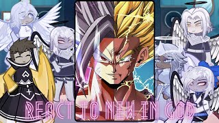 Hazbin Hotel Angels react to Gohan  | super Saiyan blue goku | Lucifer | Gacha life 2 | Dragonball