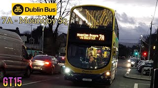 Dublin Bus Ride #305: Wright Gemini 2 B9TL GT15, Route: 7A Towards: Mountjoy Square