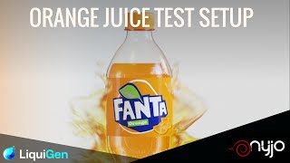 LiquiGen v.0.3 / Orange Juice Test setup