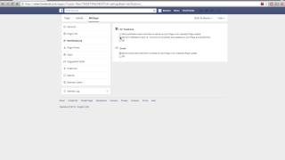 Facebook Pages - How to Disable Notifications