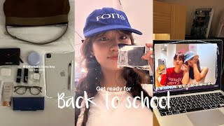 eng)新学期を準備する東京の大学生VLOG📂 最新スキンケア, 秋服, おすすめアイテム＆バッグの中身公開, 大学生リアルトーク笑🐰